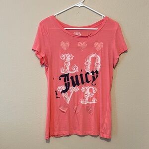 Juicy Couture pink t shirt